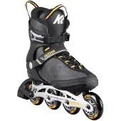 K2 Rollschuhe - Freedom M - Schwarz/Gelb - Inliner - - 44 - Rollschuhe