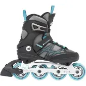 K2 Damen Inlineskates ALEXIS 80 ALU gray_cyan