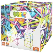 Meli Stik Pink Konstruktionsset – 300 farbenfrohe Bausteine für kreativen Spielspaß