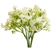 Viana Weißes Schleierkraut künstlich Deko Gypsophila 30cm 12 Stk, 12 Stück