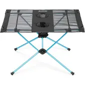 Helinox - Camping-Tisch mit Textilplatte - Table One Black/Cyan Blue - schwarz