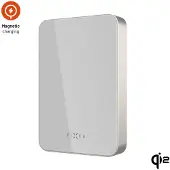 FIXED FIXZENMC-10-TI, 10000 mAh, Lithium Polymer (LiPo), Quick Charge 2.0, Kabelloses Aufladen, Weiß