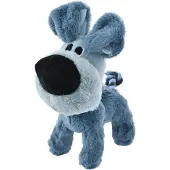 Woezel & Pip Hundespielzeug aus Plüsch mit Quietscher (30 cm)