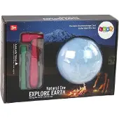 Lean Toys 13007 Archäologie-Set „Ausgrabungen“ – Mineralien, Werkzeuge, Karten