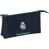 Safta 812557744 Real Madrid 2nd Kit 25/26 Triple Mäppchen Blau Mann Blau One Size