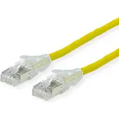 Dätwyler Patchkabel Cat.6A (Class EA) S/FTP, CU 7702 flex LSOH, AMP v2, gelb, 10 m
