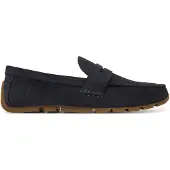 Clarks Slipper Corsley mit flexibler Sohle 2250 Navy Suede 41,5