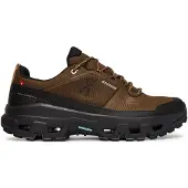 ON - Wasserdichte Wanderschuhe - Cloudrock Low WP M Earth/Black für Herren aus Wolle - Größe 43 - Braun