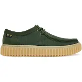 Clarks Schuhe Torhill mit gerippter Laufsohle 3001H Green Textile 40