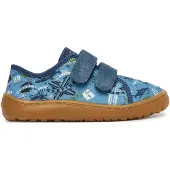 Froddo Hausschuhe Barefoot Canvas G1700440-6 S Blau 27