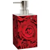 Sanilo Seifenspender »Rosen«, 165 mm - 70 mm, Rot, Rechteckig