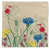 Mank Tissue Serviette Edith, 40 x 40 cm, 3-lagig, 100 Stück -