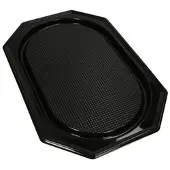 Papstar Starpak 10 Servierplatten, PET schwarz