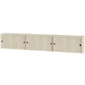 String Sideboard wandhängend Beige Esche