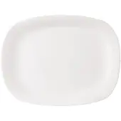 Orion Półmisek szklany BIAŁY prostokątny talerz patera szklana 28x21 cm uniwersalny