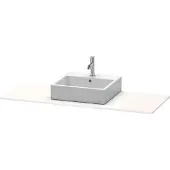 Duravit XSquare Konsole, 1 Ausschnitt rechts, 1400x16x550mm, XS060GR9090