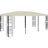 vidaXL "im " Pavillon 3x6 m Creme - Pavillons & Partyzelte CC20144