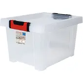 Eda Plastiques EDA Aufbewahrungsbox CLiPSTOCK 10 Liter PP transparent
