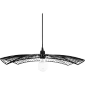 Atmosphera Hängelampe Cuzco schwarz Metall 58 cm x 58 cm x 8,5 cm