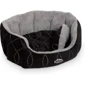 Nobby Ceno, Beheiztes Haustierbett, Drinnen, Hund, Schwarz, Oval, Einfarbig