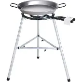 PAELLA WORLD Comfort Line Set 3 mit Brenner und Paella-Pfanne aus Stahl Ø 40/55 cm