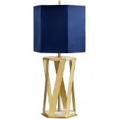 Elstead Lighting Zeitgenössische Schreibtischlampe Apollo Stahl gebürstetem Messing 1 Licht E27