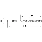 Ks Tools HSS-G Spiralbohrer, 5,7 mm, 10er Pack