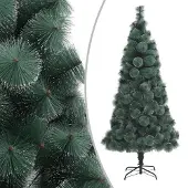 Syfax Künstlicher Weihnachtsbaum mit Ständer Grün 180 cm PET