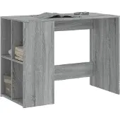 vidaXL Schreibtisch Grau Sonoma 102x50x75 cm Holzwerkstoff