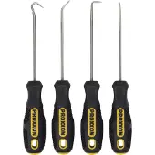 Proxxon Micro Spezial-Haken Set 4-teilig Winkelspitze, 2-K Griff, für KFZ