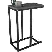 VCM Holz Beistelltisch | Couchtisch im schlichten Industriestyle | Maße ca. H. 63 x B. 26 x T. 46 cm | Wohnzimmertisch | Kaffeetisch - Insasi S