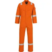 Portwest Flammhemmende und antistatische Overall 350g Farbe: Orange Größe 4XL -