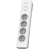 Philips SPN7040WA/60 Überspannungsschutz Weiß 4 Netzsteckdose(n) 2 m