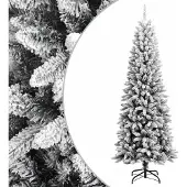 Prolenta Maison Exclusive - Künstlicher Weihnachtsbaum Beschneit 240 cm PVC&PE