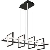 Globo Lighting Hängeleuchte Metall schwarz matt, LED