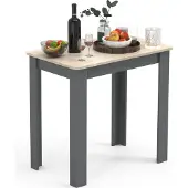 VCM Holz Esstisch | H. 76 x B. 80 x T. 50 cm | Küchentisch Speisetisch Tisch Esal