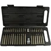 GEKO 41-teiliger Torx-Bit-Satz, CrV-Stahl, Kunststoffbox