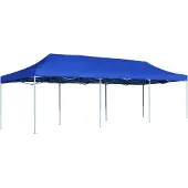 Syfax Faltzelt Pop-Up Partyzelt 3 x 9 m Blau