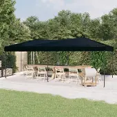 vidaXL "2026 Promotion" Partyzelt Faltbar Schwarz 3x6 m - Pavillons & Partyzelte CC32656