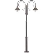 Faro Mastleuchte Nautica 2fl NAUTICA, braun / rost, Metall, Antik