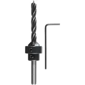Kwb 513104, Bohrer, 4 mm, Spanholzplatte, Hartholz, Kunststoff, Weichholz, Sichtverpackung, 3, 1