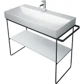 Duravit Metallkonsole DURASQUARE bodenstehend, höhenverstellbar +50 mm, für Waschtisch 235310 chrom