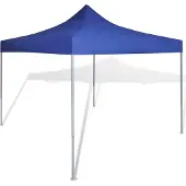 Syfax Faltzelt 3x3m, Blau, 100% wasser- und wetterfest, rostbeständiges Gestell