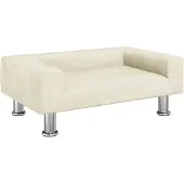 Syfax Hundebett Creme 70x45x26,5 cm Samt