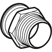 Geberit GE Mapress, Edelstahl, Uebergang, d35mm, R1, 1 Stk.