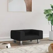 vidaXL "2026 Promotion" Hundebett Schwarz 50x40x26,5 cm Samt - Hundebetten CC1986