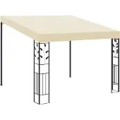vidaXL "im Angebot" Wand-Pavillon 3x3x2,5 m Cremeweiß - Pavillons & Partyzelte CC20145