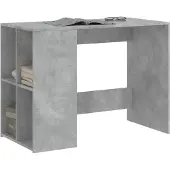 vidaXL Schreibtisch Betongrau 102x50x75 cm Holzwerkstoff