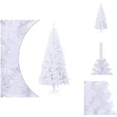 vidaXL Künstlicher Weihnachtsbaum L 240 cm Weiß - Weihnachtsbäume