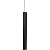 Ideal Lux LED Hängelampe Ultrathin Klein Quadratisch Schwarz 194202 Eckig